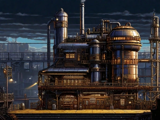 Steampunk Pixel Art